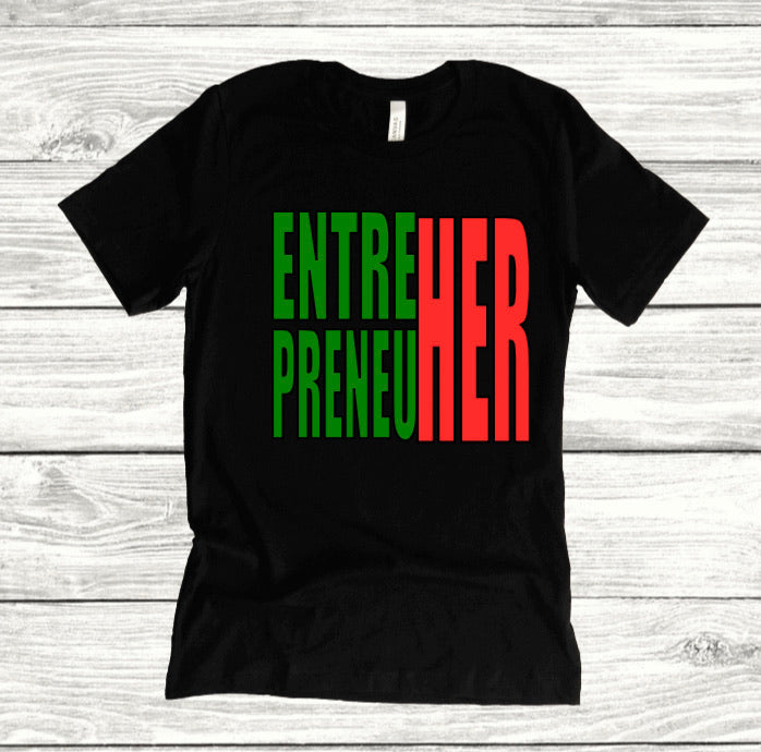 EntrepreneuHER Short Sleeve T-shirt - Cultivate & Inspire