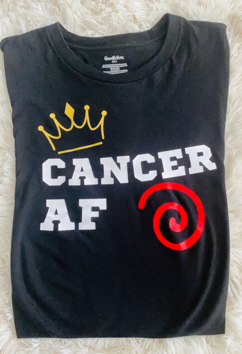 Cancer AF Custom T-shirt - Cultivate & Inspire