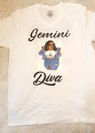 Gemini Diva custom T-Shirt - Cultivate & Inspire