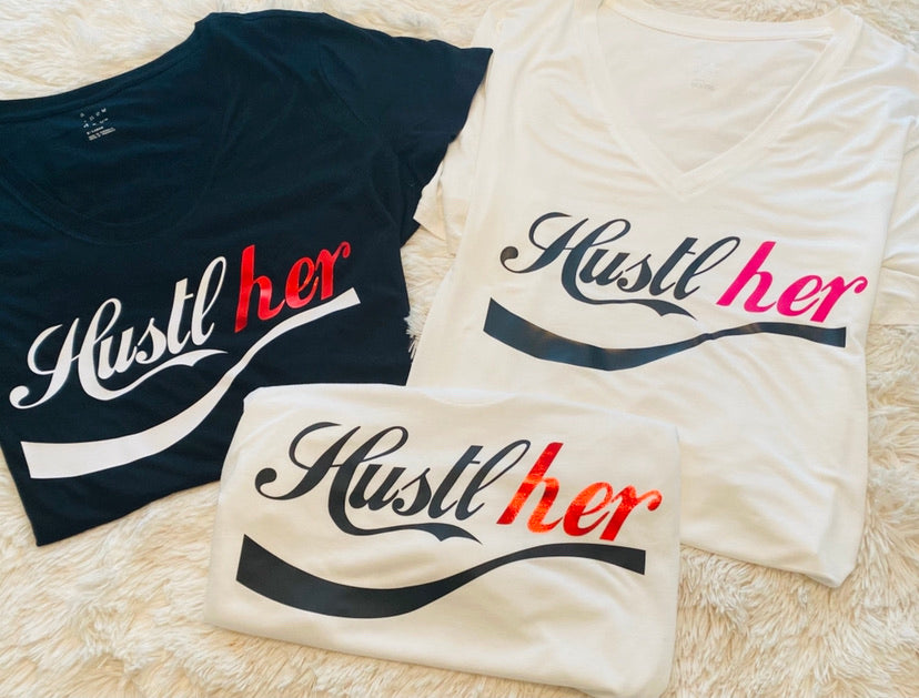 Hustl-her Custom T-shirt - Cultivate & Inspire