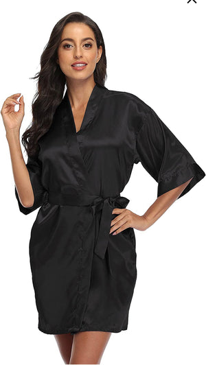 Women’s custom lightweight Silk Robe - Cultivate & Inspire