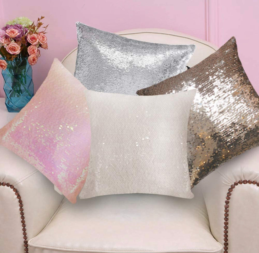 Custom Reversible Sequins Pillow Case - Cultivate & Inspire