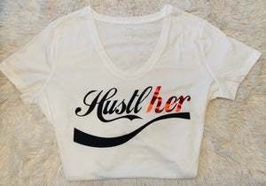 Hustl-her Custom T-shirt - Cultivate & Inspire