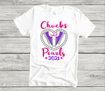 Chucks and Pearls Short Sleeve T-shirt - Cultivate & Inspire